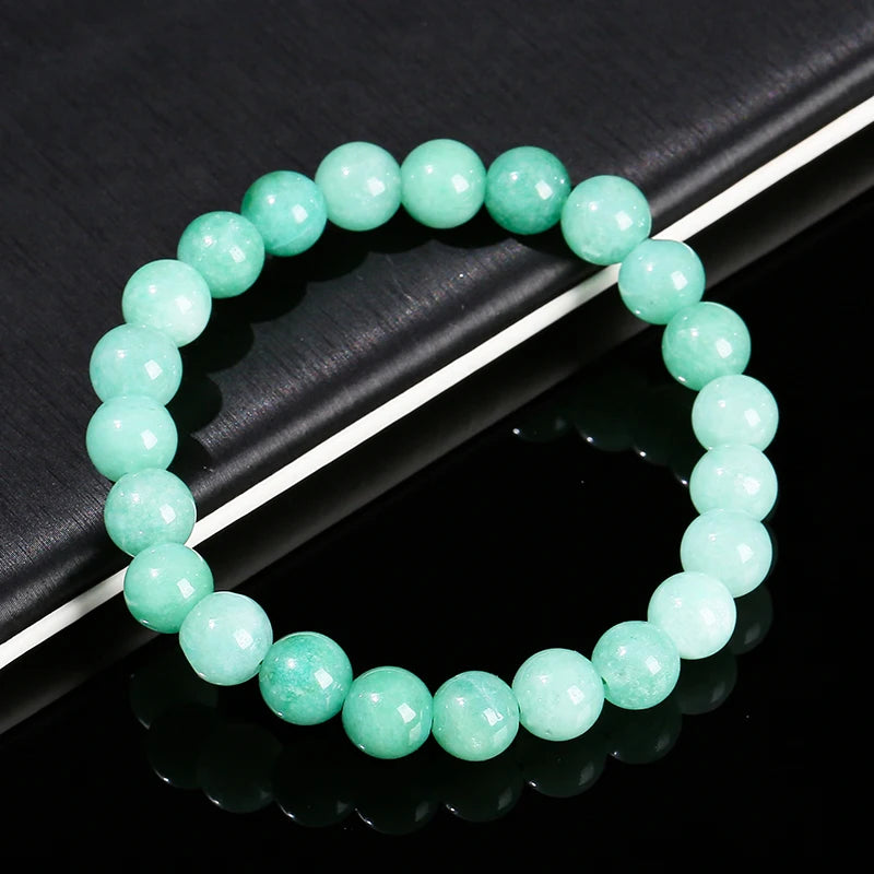 Bracelet Minimaliste en Jade de Myanmar