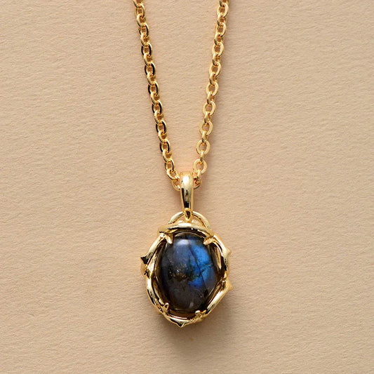 Collier Bohème en Labradorite