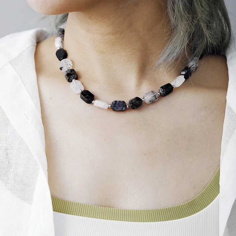 Collier Bohème en Lapis Lazuli