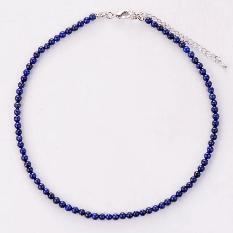 Collier fin en Lapis Minimaliste