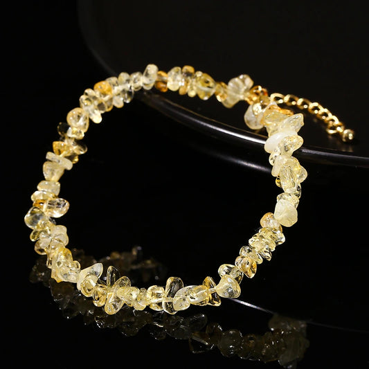 Bracelet Bohème en Citrine