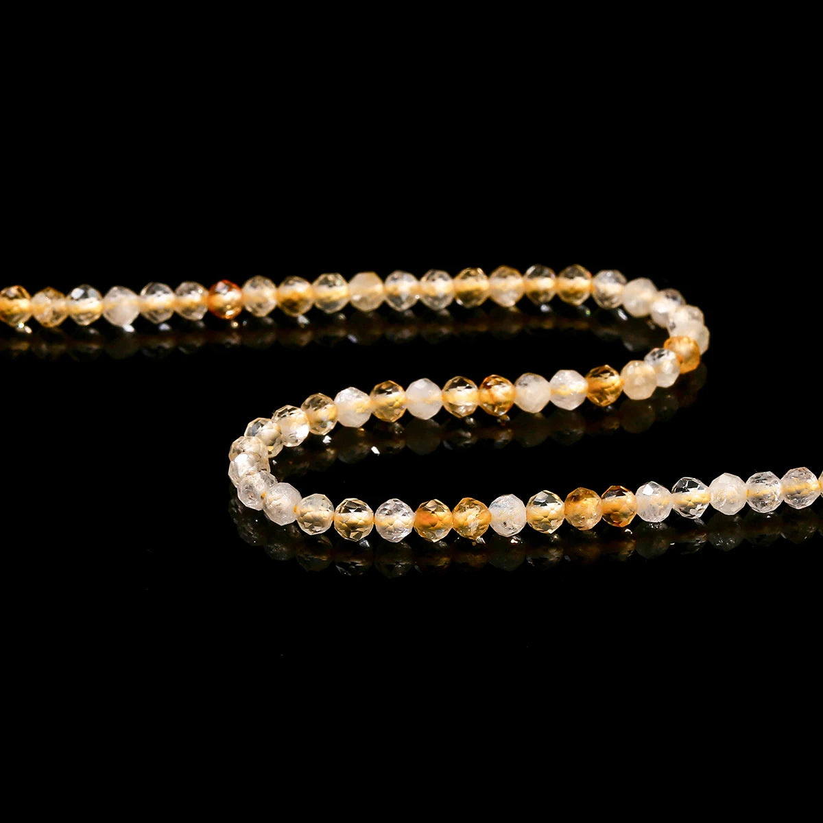 Perles en vrac facettées de Citrine