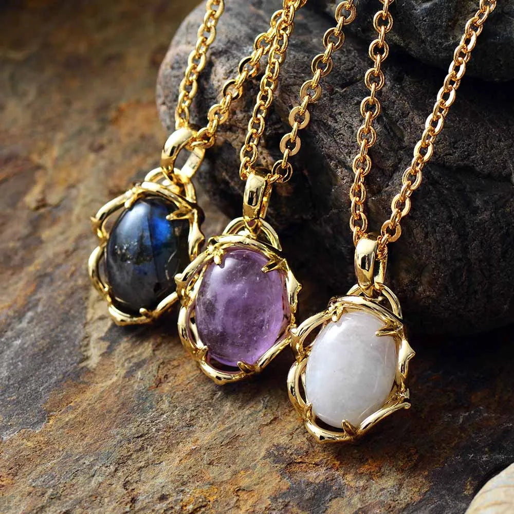 Collier Bohème en Labradorite