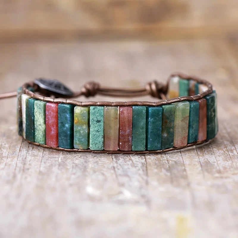 Bracelet Bohème en Agate Indienne