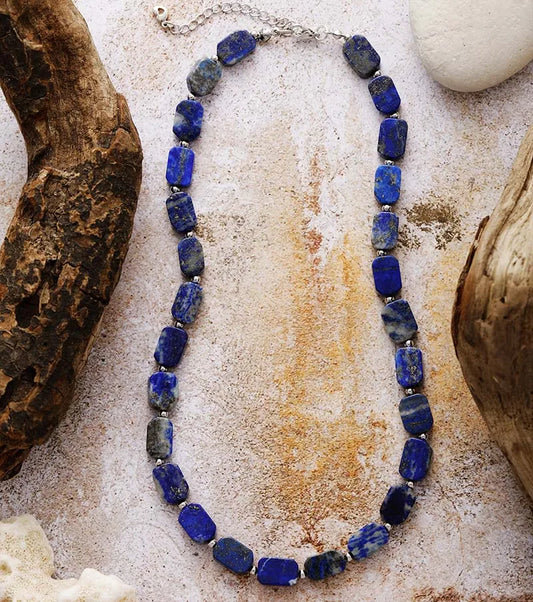 Collier Bohème en Lapis Lazuli