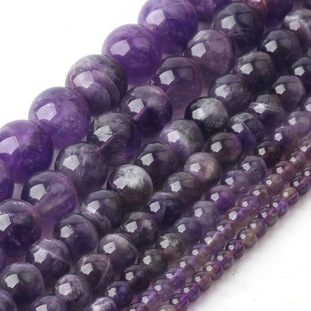 perles vrac amethyste