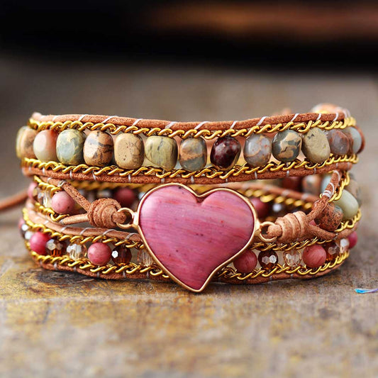bracelet rhodonite